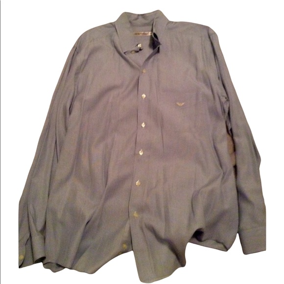 Hand Tailored Fine Point ARMANI Dress Shirt - Picture 3 of 3